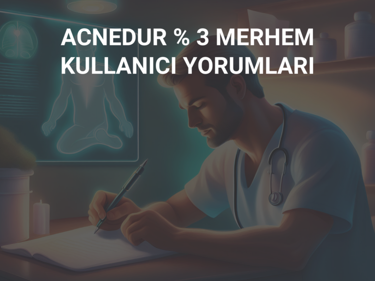 ACNEDUR % 3 MERHEM KULLANICI YORUMLARI