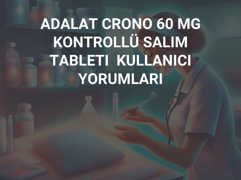 ADALAT CRONO 60 MG KONTROLLÜ SALIM TABLETI  KULLANICI YORUMLARI