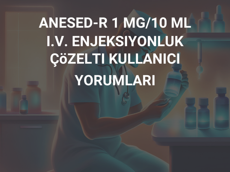 ANESED-R 1 MG/10 ML  I.V. ENJEKSIYONLUK ÇöZELTI KULLANICI YORUMLARI