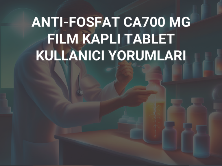 ANTI-FOSFAT CA700 MG FILM KAPLI TABLET KULLANICI YORUMLARI