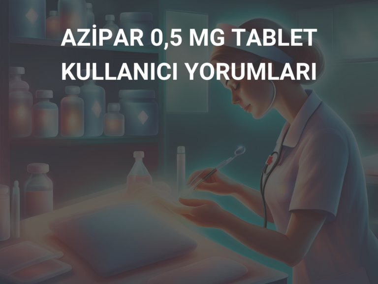 AZİPAR 0,5 MG TABLET KULLANICI YORUMLARI