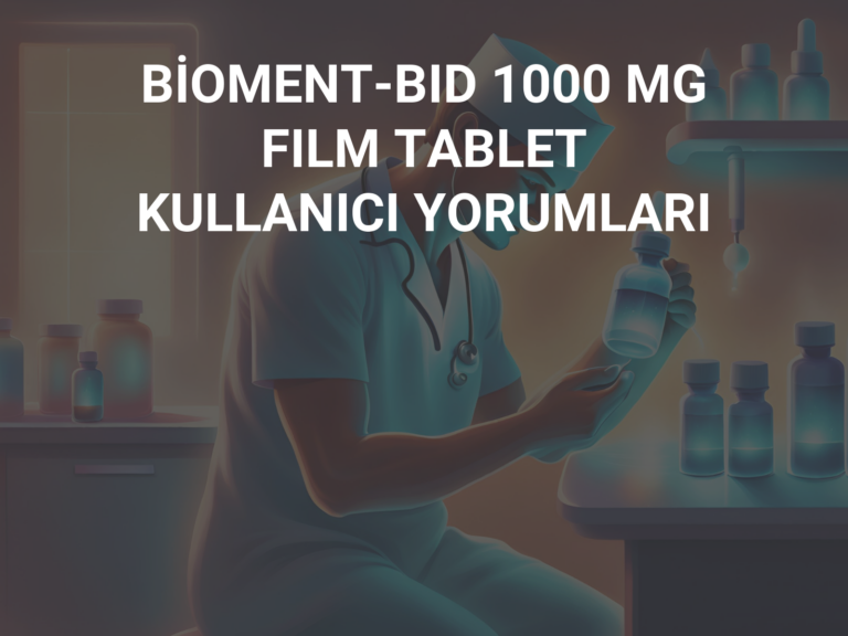 BİOMENT-BID 1000 MG FILM TABLET KULLANICI YORUMLARI