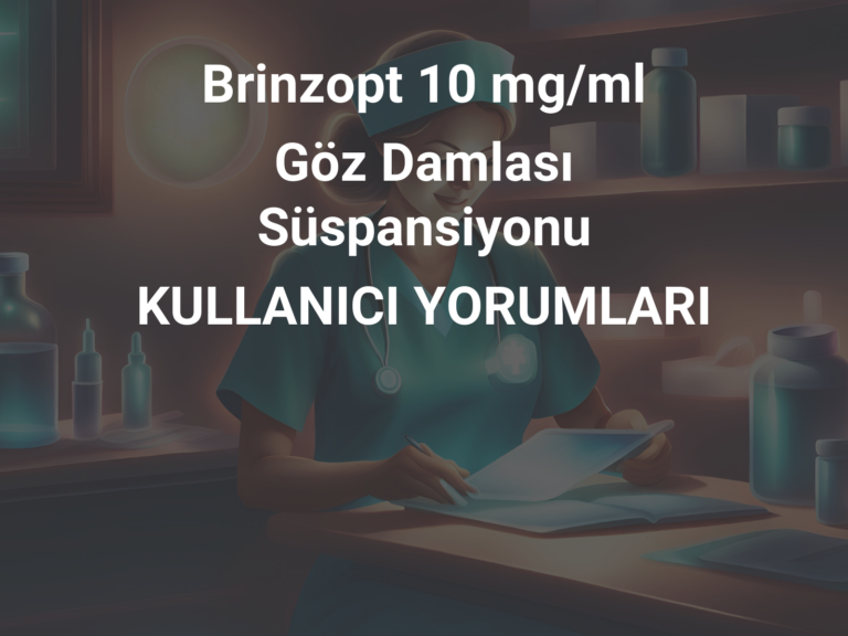 Brinzopt 10 mg/ml Göz Damlası Süspansiyonu KULLANICI YORUMLARI