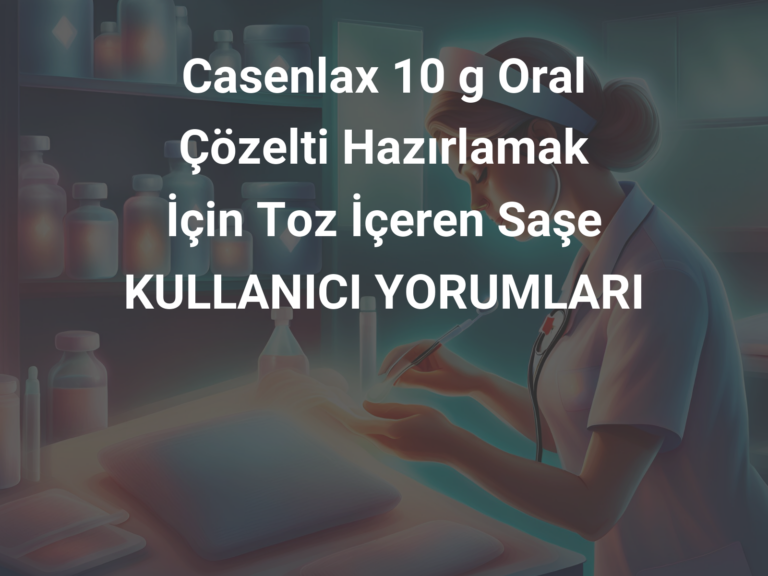 Casenlax 10 g Oral Çözelti Hazırlamak İçin Toz İçeren Saşe KULLANICI YORUMLARI