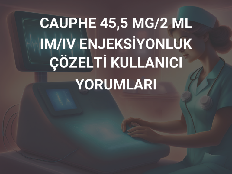 CAUPHE 45,5 MG/2 ML IM/IV ENJEKSİYONLUK ÇÖZELTİ KULLANICI YORUMLARI