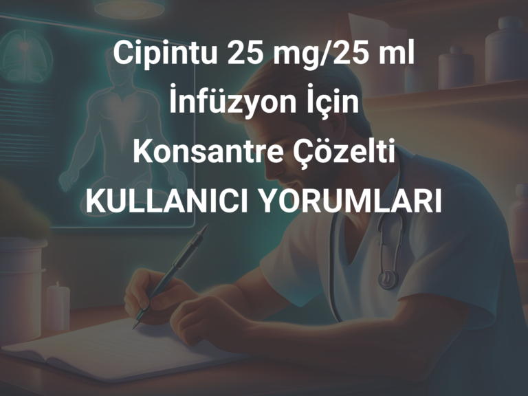 Cipintu 25 mg/25 ml İnfüzyon İçin Konsantre Çözelti KULLANICI YORUMLARI