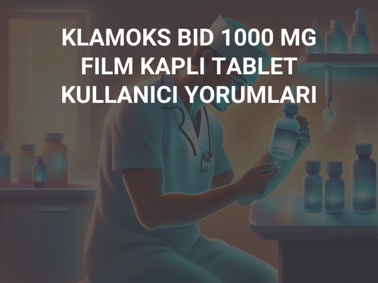 KLAMOKS BID 1000 MG FILM KAPLI TABLET KULLANICI YORUMLARI