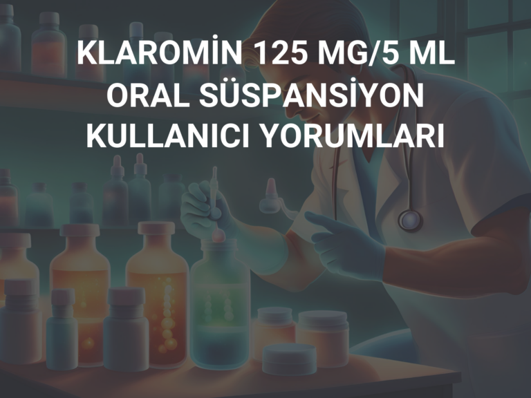 KLAROMİN 125 MG/5 ML ORAL SÜSPANSİYON KULLANICI YORUMLARI