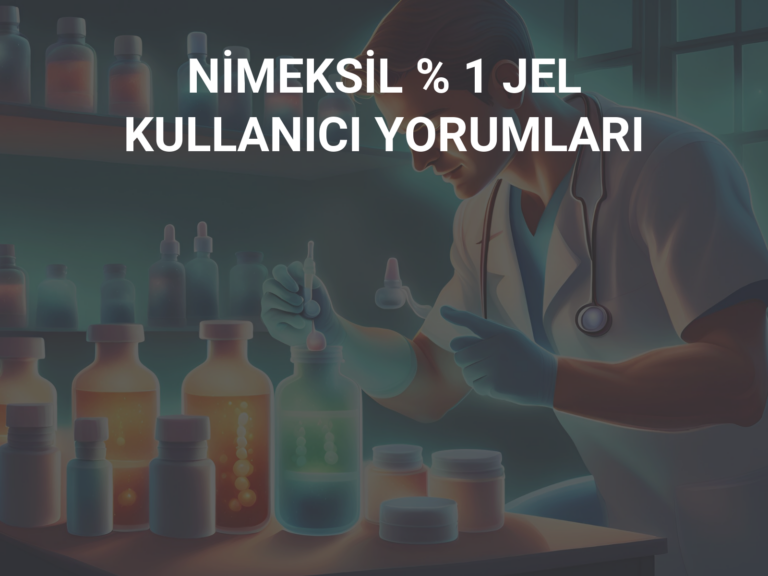 NİMEKSİL % 1 JEL  KULLANICI YORUMLARI