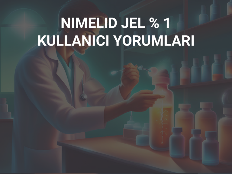 NIMELID JEL % 1 KULLANICI YORUMLARI