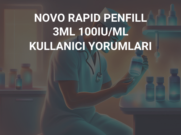 NOVO RAPID PENFILL 3ML 100IU/ML KULLANICI YORUMLARI