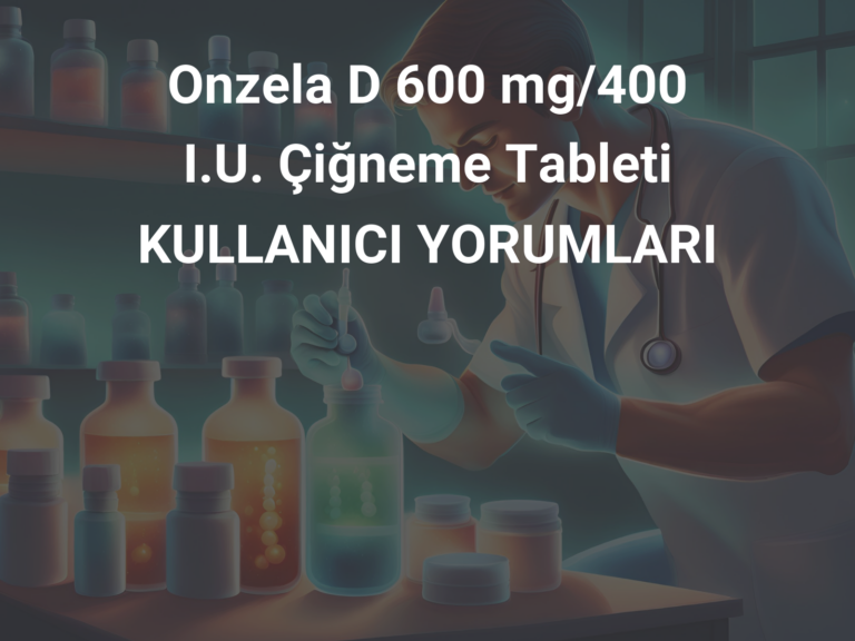 Onzela D 600 mg/400 I.U. Çiğneme Tableti KULLANICI YORUMLARI