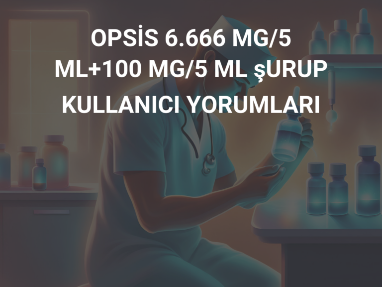 OPSİS 6.666 MG/5 ML+100 MG/5 ML şURUP KULLANICI YORUMLARI